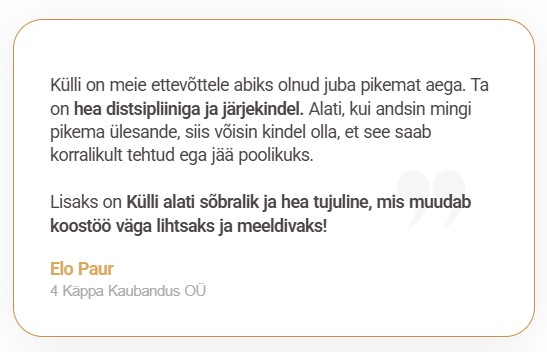 Koostöökogemus