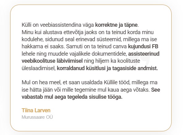 Koostöökogemus