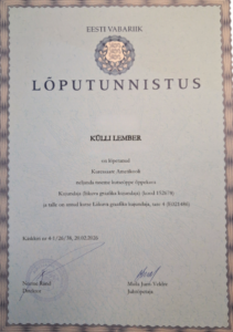 Kujundaja (liikuva graafika) Kuressaare Ametikool